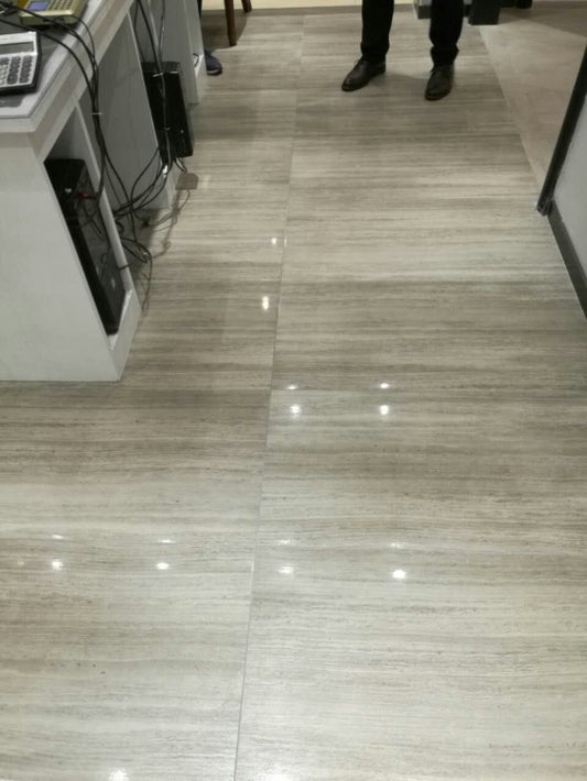 Malaysia River Silver Lappato 18 x 36 Porcelain Tile
