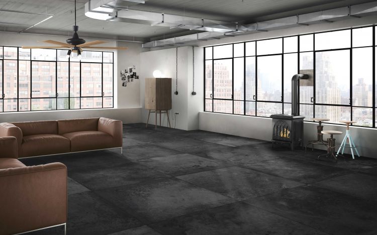 HLC Alchimia 8 - Nero 48 x 48 Italian Porcelain Tile