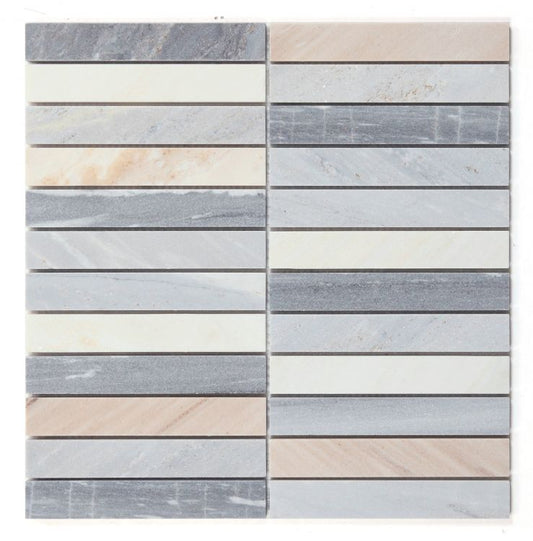 Slot Italian Blue 11.75 x 11.75 Mosaic Tile