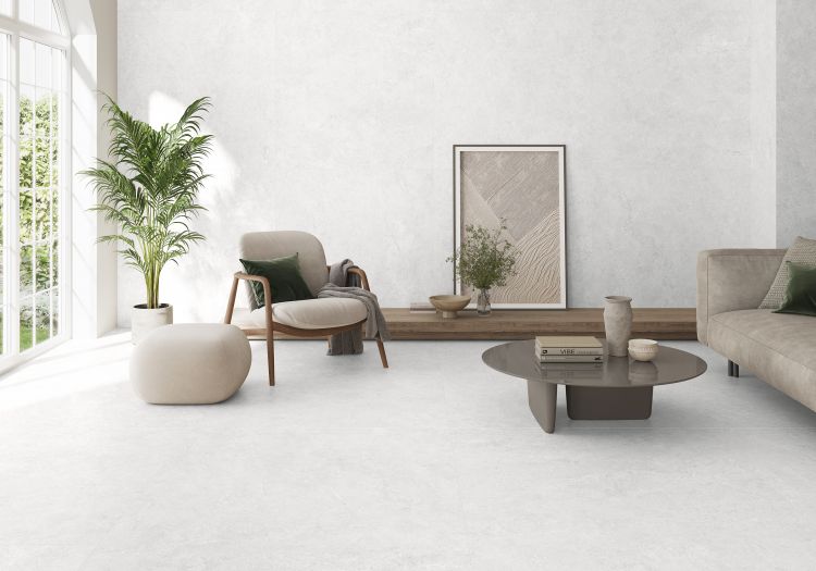 Babilon Arctic Polished 48 x 48 Porcelain Tile