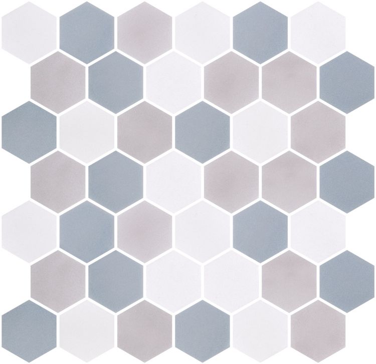 Stoneblend XL Sky 11.25 x 11.25 Mosaic Tile