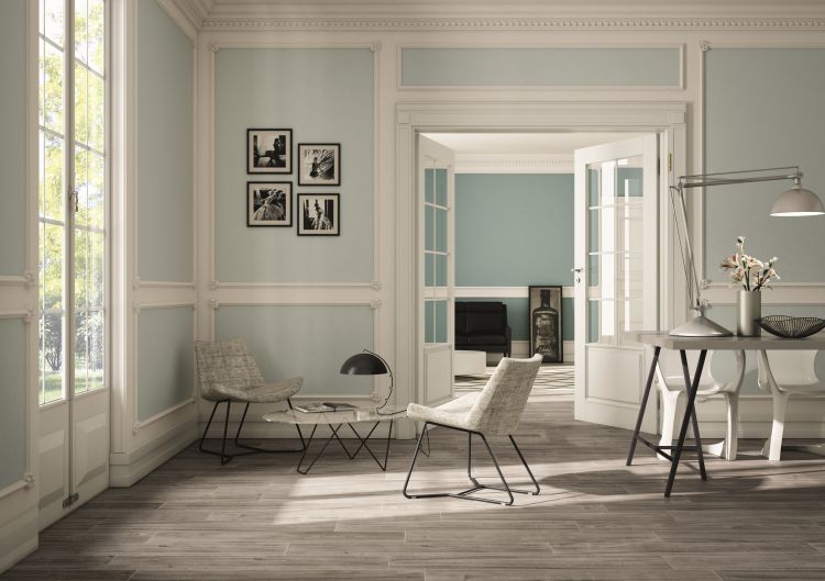 Soft Smoke 8 x 48 Italian Porcelain Tile