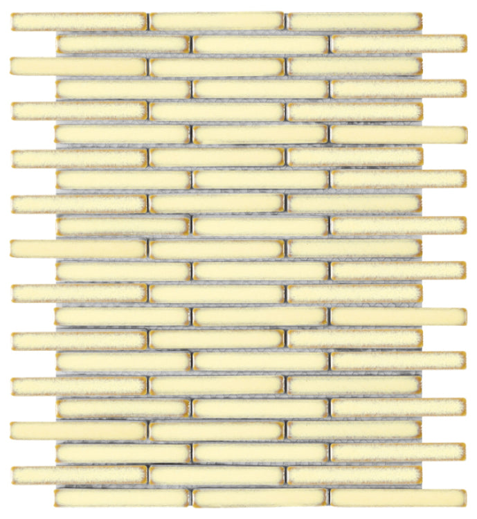 Hulu Ivory Spike 11 x 12 Mosaic Tile