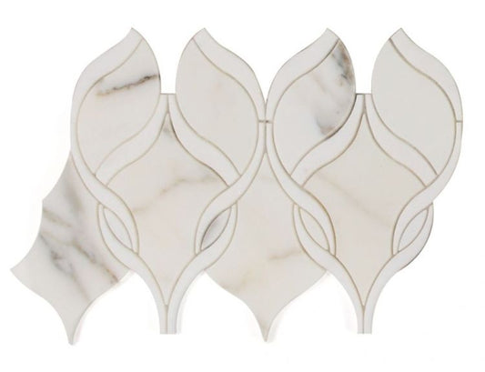 Prestige Calacatta Gold 7.25 x 11.75 Mosaic Tile