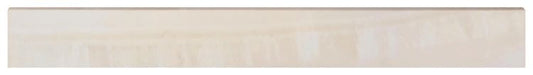 Akoya Ivory Polished Bullnose 3 x 24 Italian Porcelain Trim