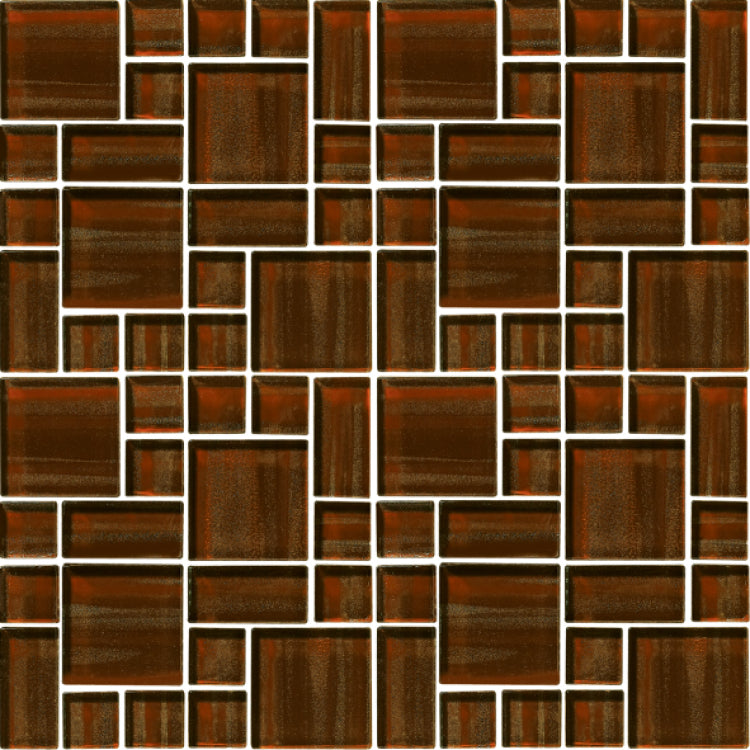 Odyssey Brown 12 x 12 Mosaic Tile