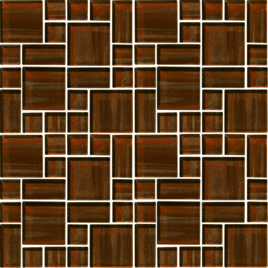 Odyssey Brown 12 x 12 Mosaic Tile