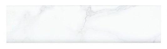 Carrara Natural Bullnose 2018 3 x 12 Ceramic Trim