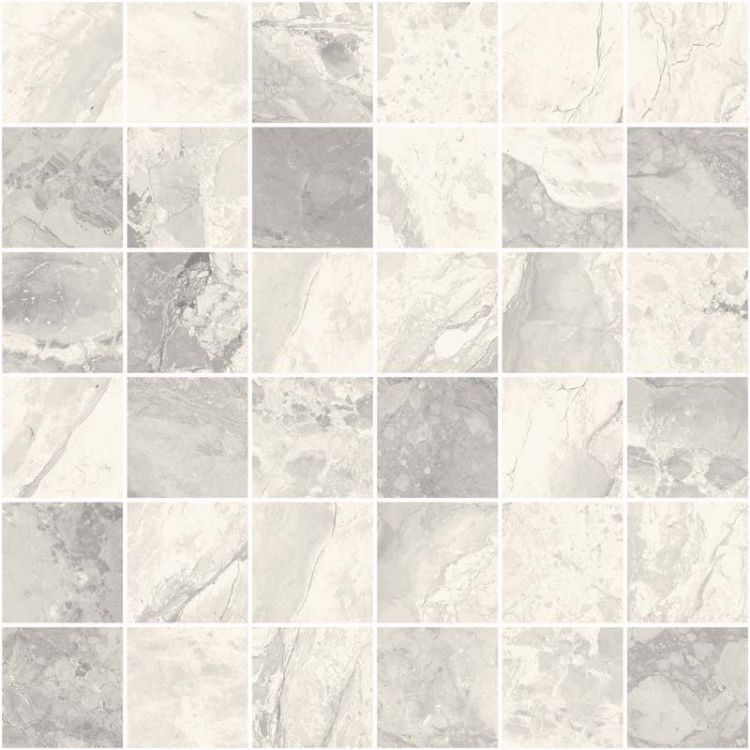 Mystic Pearl Matte Mosaic 2 x 2 12 x 12 Italian Porcelain Mosaic