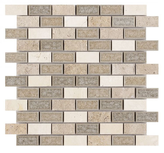 Swiss Brick 11.75 x 11.75 Mosaic Tile
