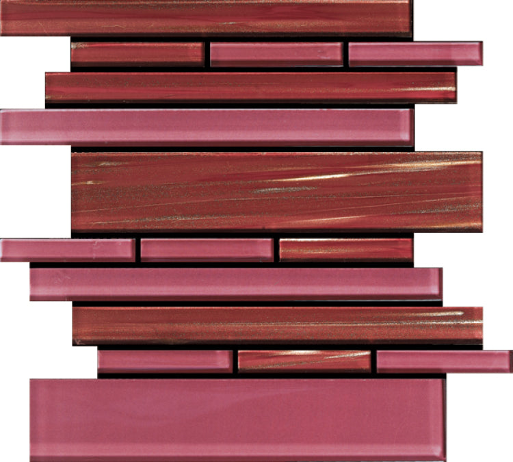 Wild Rose 9.50 x 10.50 Mosaic Tile