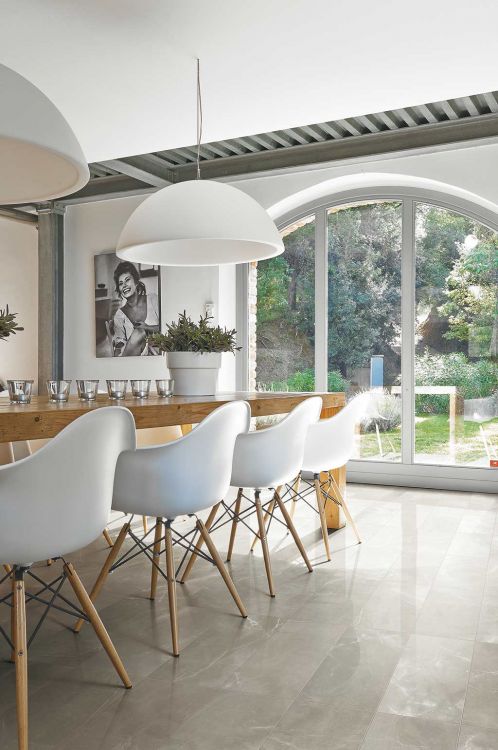Luxury Amani Grey Polished 24 x 24 Porcelain Tile