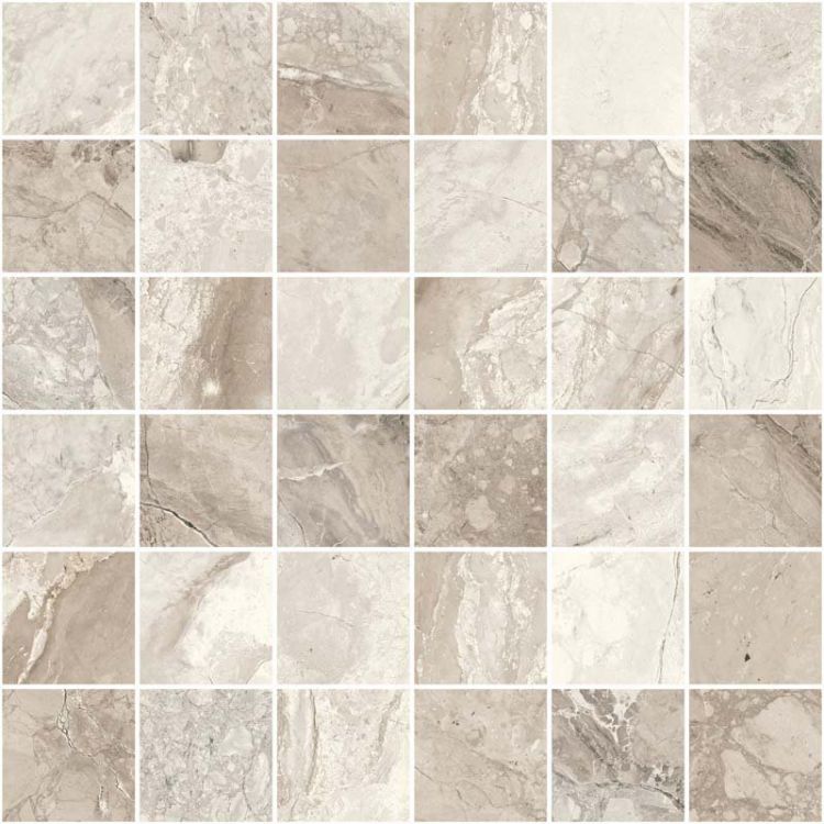 Mystic Beige Matte Mosaic 12 x 12 Italian Porcelain Mosaic