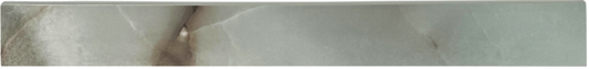 Reves Jade Glossy Bullnose 3 x 24 Porcelain Trim