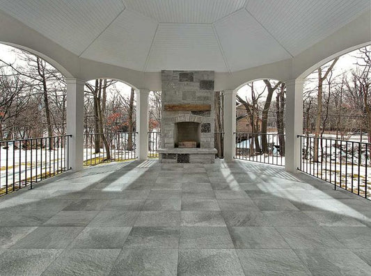 Earth Light Grey 2cm Paver 24 x 24 Paver