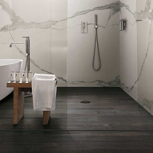 Deco Wood Black 10.5 x 71 Italian Porcelain Tile