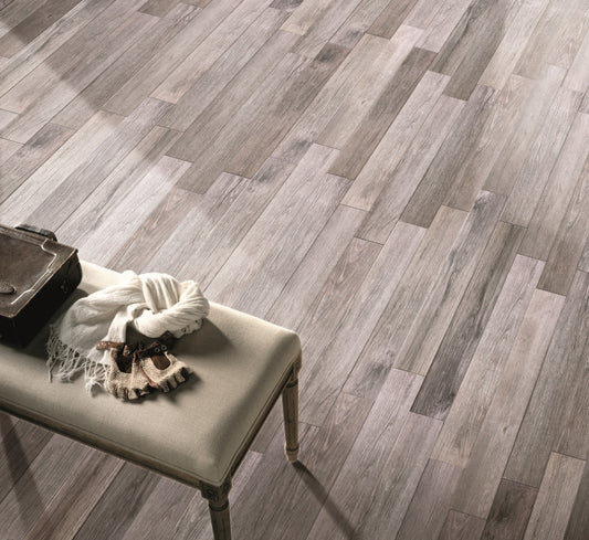 Wild Wood Grey 6 x 36 Italian Porcelain Tile