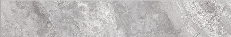 Supreme Silver Levigato Bullnose 2 x 12 Italian Porcelain Trim