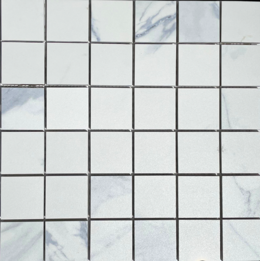 Marshall Blue Matte Mosaic 12 x 12 Porcelain Mosaic