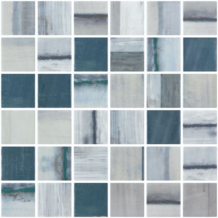 Vanguard Penta Bluish Grey 12.25 x 12.25 Mosaic Tile