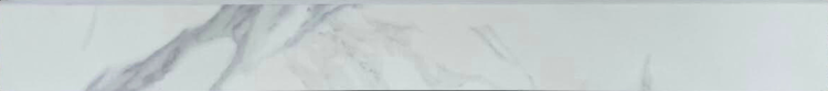 Marshall Blue Polished Bullnose 3 x 24 Porcelain Trim