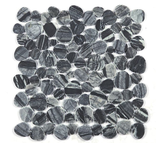 Aphrodite Dark Grain 12 x 12 Mosaic Tile