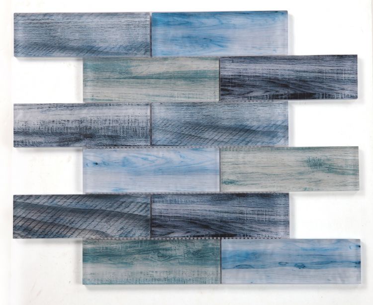 Art Wood Ocean 11.75 x 11.75 Mosaic Tile