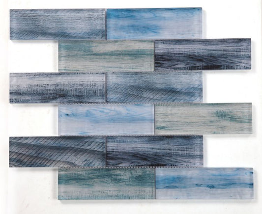 Art Wood Ocean 11.75 x 11.75 Mosaic Tile