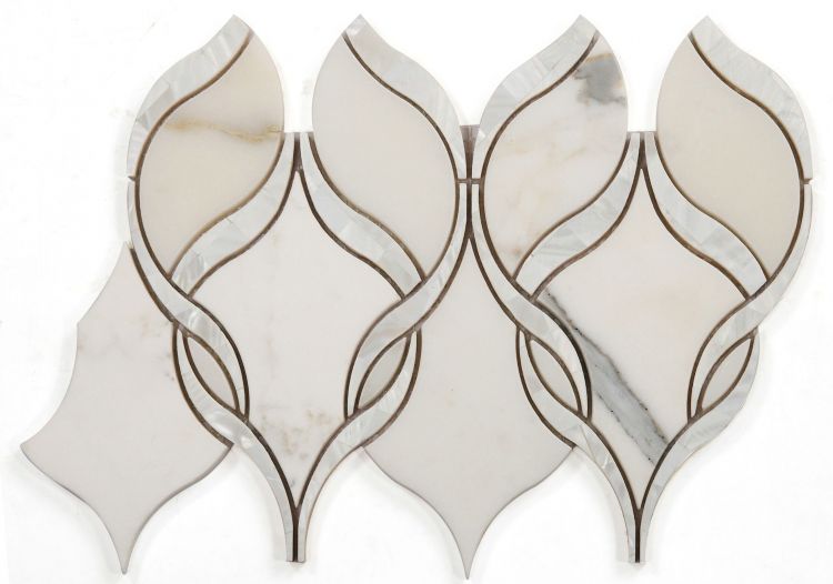 Prestige Pearl Calacatta 7.25 x 11.75 Mosaic Tile