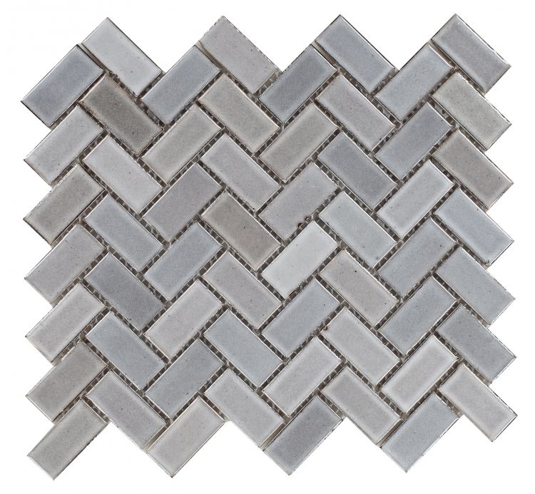 Tango Grey 9.50 x 11 Mosaic Tile