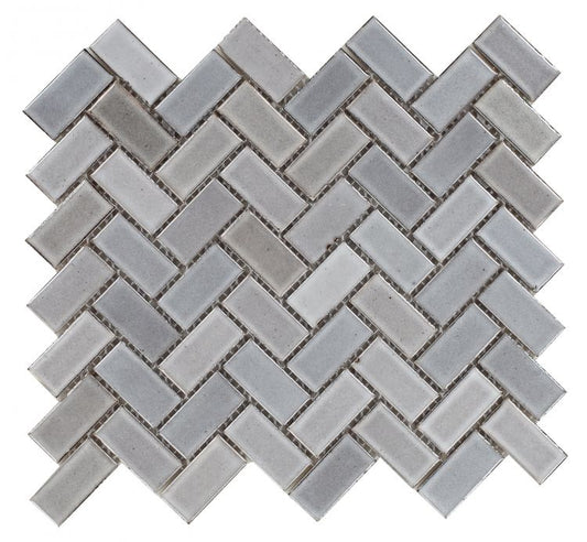 Tango Grey 9.50 x 11 Mosaic Tile