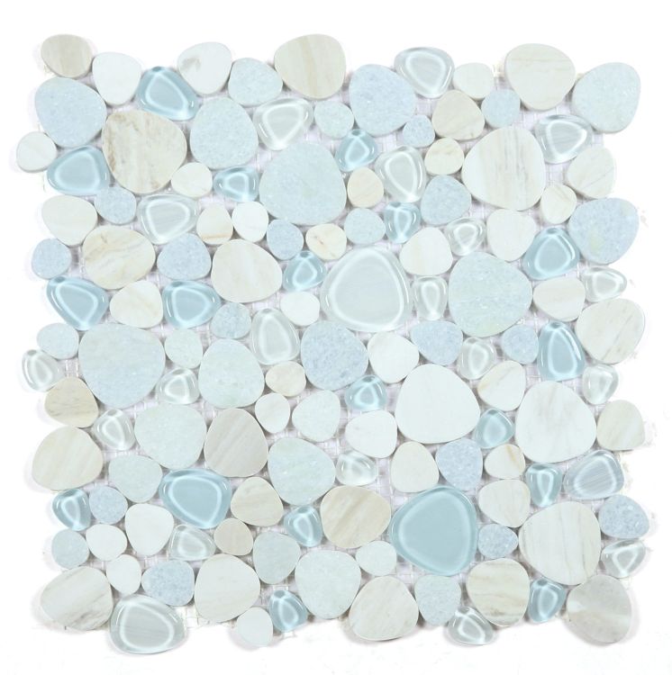 Peach Marina 12 x 12 Mosaic Tile