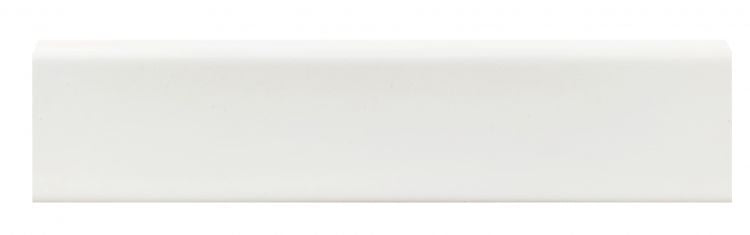 White Polished Bullnose 3 x 12 Ceramic Trim