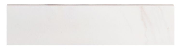 Prestigio Calacatta Soft Bullnose 3 x 12 Italian Porcelain Trim