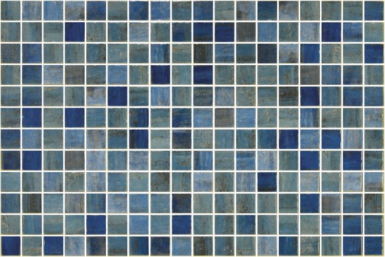 Vanguard Forest Blue 12.25 x 18.5 Mosaic Tile