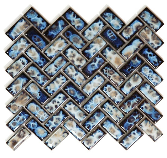 Tango Ocean 9.5 x 11 Mosaic Tile