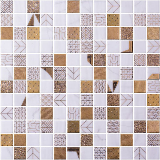 Rif Lite Alexandria Malla 12.25 x 12.25 Mosaic Tile