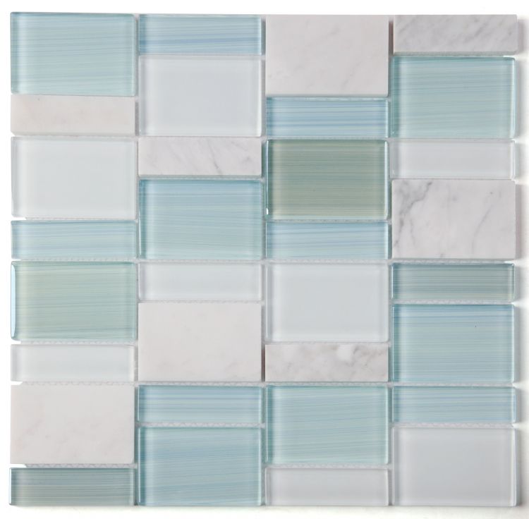 Prime Blue New 11.75 x 11.75 Mosaic Tile