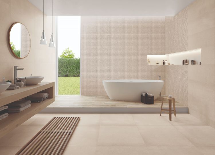 Elevation Sand Floor 24 x 24 Porcelain Tile