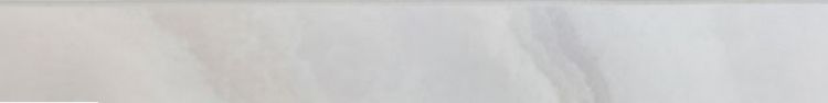 Reves Bleu Glossy Bullnose 3 x 24 Porcelain Trim