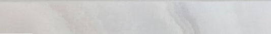 Reves Bleu Glossy Bullnose 3 x 24 Porcelain Trim