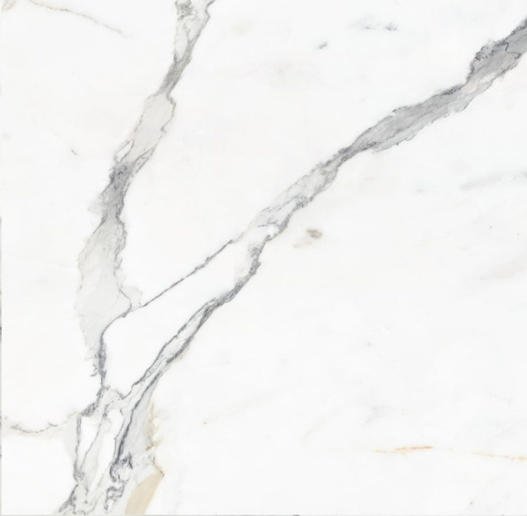 Malaysia Calacatta Dorado Polished 24 x 24 Marble Laminated Porcelain Tile