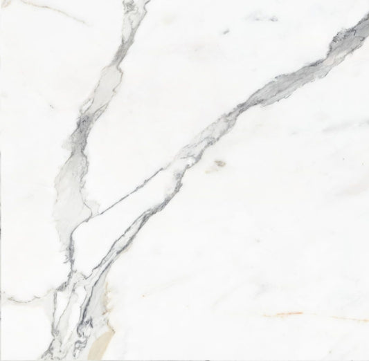 Malaysia Calacatta Dorado Polished 24 x 24 Marble Laminated Porcelain Tile