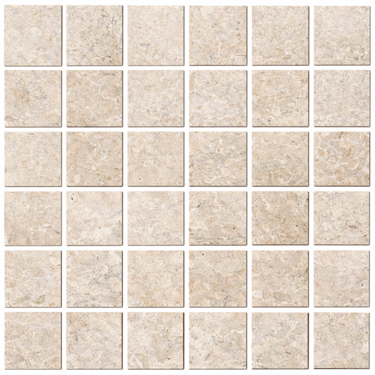 Beat Almond Square Mosaic 2 x 2 12 x 12 Porcelain Mosaic