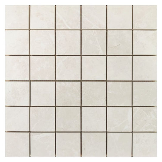 Dolomia White Nat Mosaic 12 x 12 Italian Porcelain Mosaic