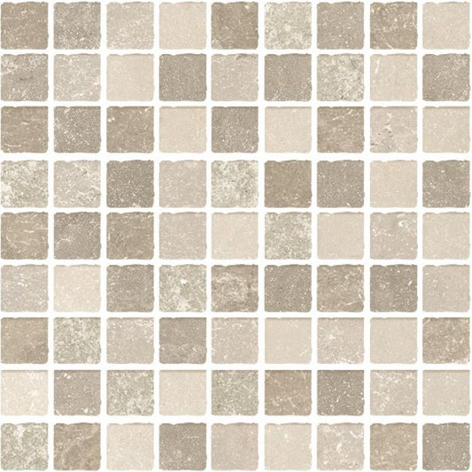 Ostuni Tufo Mosaico 12 x 12 Italian Porcelain Mosaic