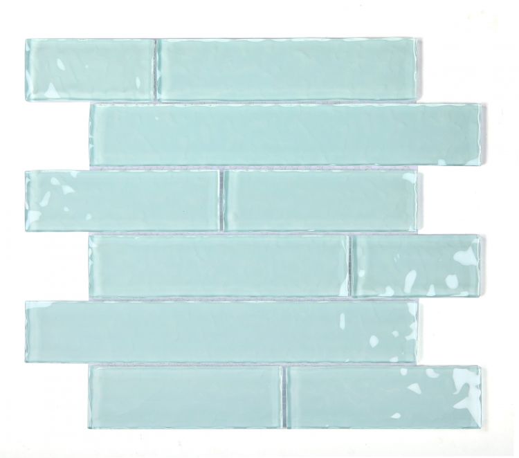 Ripple Turquoise 11.75 x 11.75 Mosaic Tile