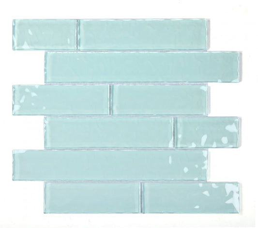 Ripple Turquoise 11.75 x 11.75 Mosaic Tile
