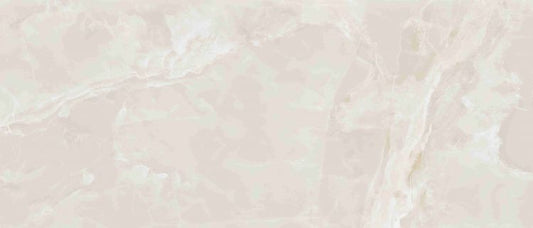 Eccentric Luxe Cloudy White Glossy 6MM 47 x 110 Italian Slab