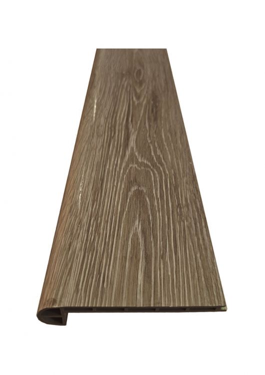 SPC Diamond Rich Oak Walnut Stair Nose Round 4.5 x 95 SPCT